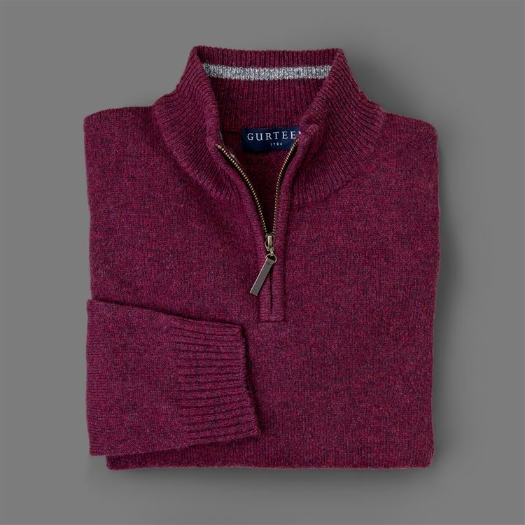 Gately Wine Wool Sweater