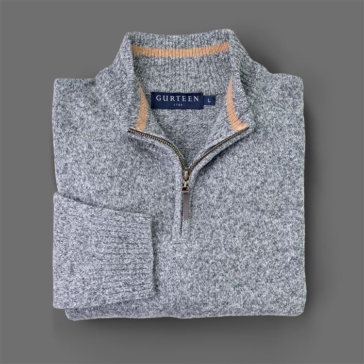 Gately Grey Wool Sweater
