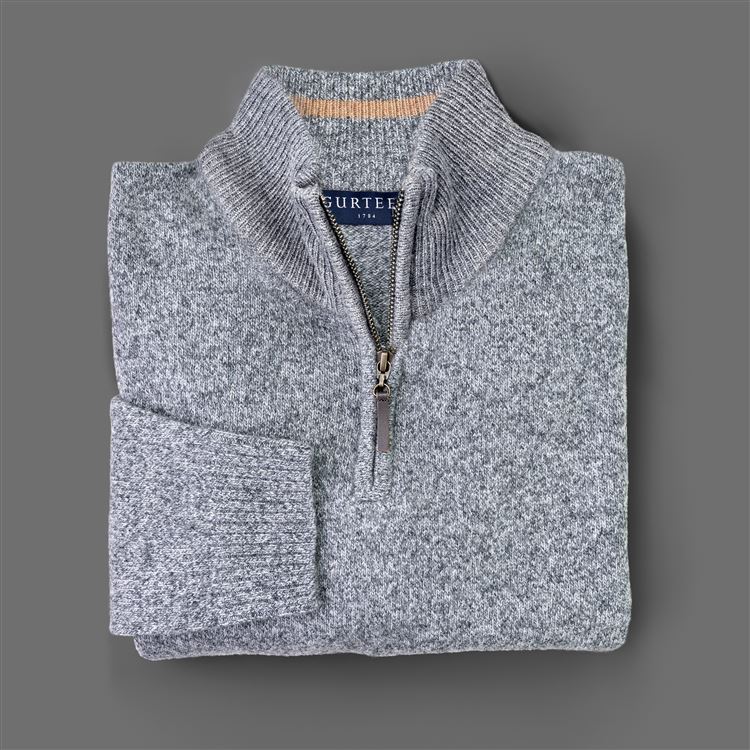 Gately Grey Wool Sweater