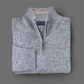 Gately Grey Wool Sweater