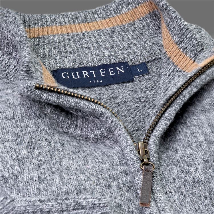 Gately Grey Wool Sweater