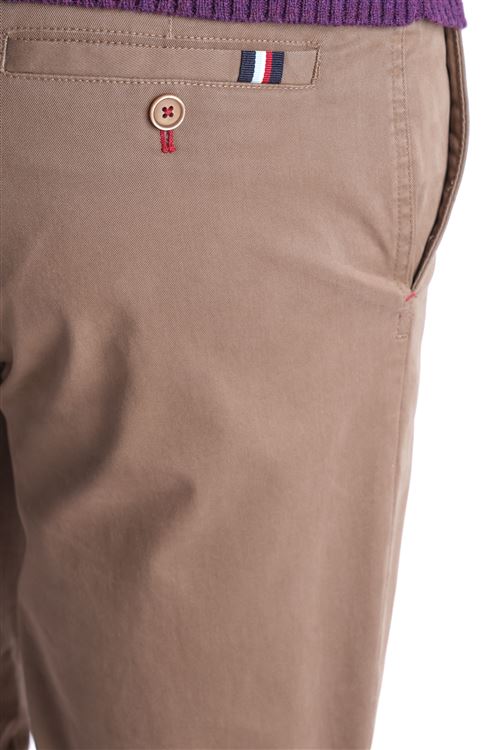 Stonehouse  Stretch Cotton Dark Stone Chino Trouser