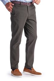 Ryde Olive Stretch Cotton Chino Trouser