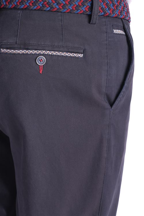 Ryde Indigo Stretch Cotton Chino Trouser