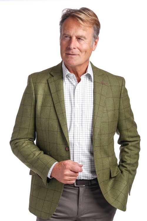 Crediton Lovat Check Wool Jacket