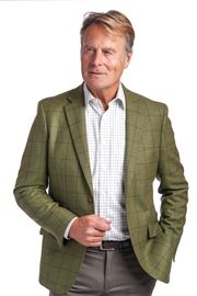 Crediton Lovat Check Wool Jacket