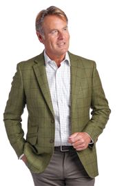 Crediton Lovat Check Wool Jacket