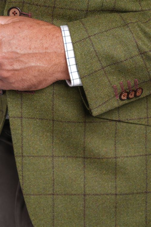 Crediton Lovat Check Wool Jacket