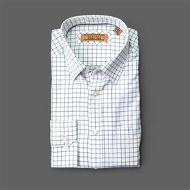 Cumbria Brushed Cotton Olive Check Shirt