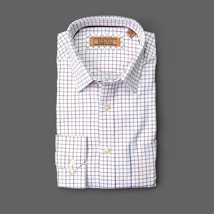 Cumbria Brushed Cotton Camel Check Shirt