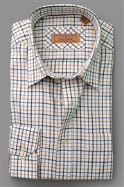 Cumbria Olive Check Brushed Cotton Shirt