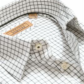 Cumbria Brushed Cotton Green Check Shirt
