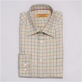 Cumbria Green Brushed Cotton Check Shirt