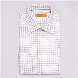 Cumbria Grape Brushed Cotton Check Shirt