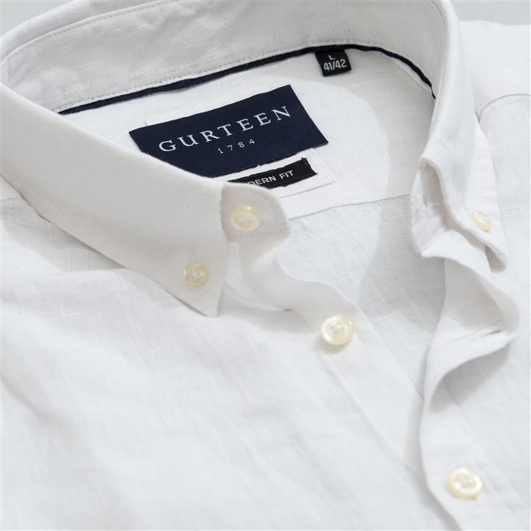 Florence White Linen Shirt