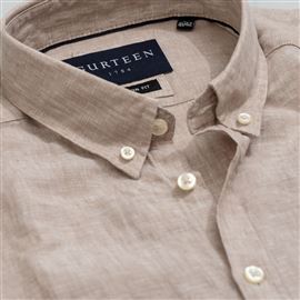 Florence Beige Linen Shirt