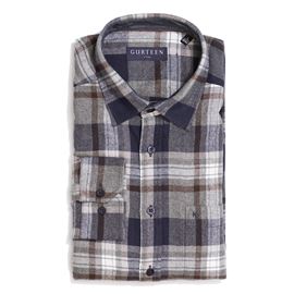 Barnaby Navy Check Shirt
