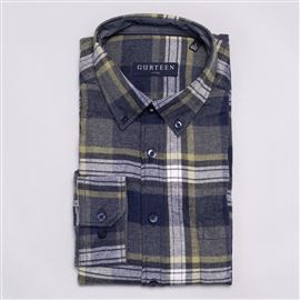 Rutland Navy Cotton Check Shirt
