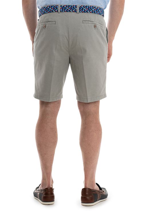 Wolf Pebble Stretch Cotton Short