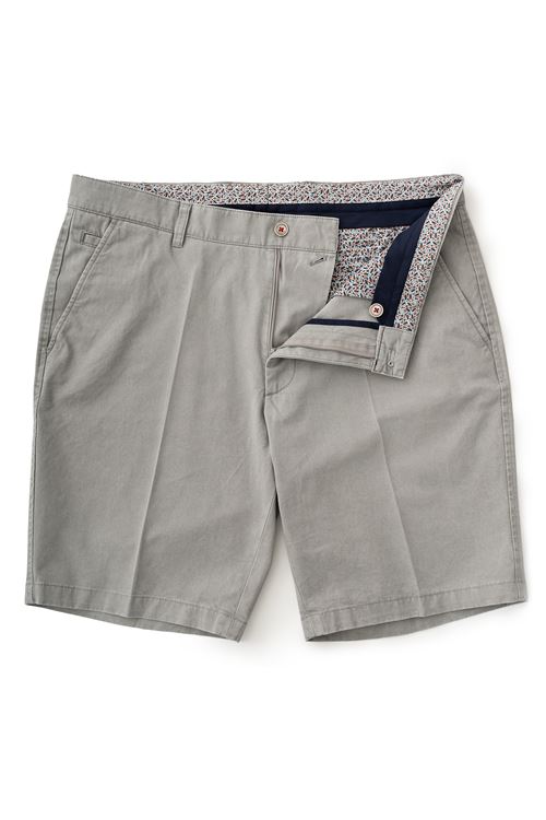 Wolf Pebble Stretch Cotton Short