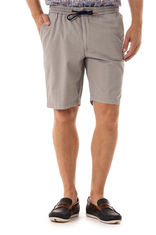 Napa Pebble Stretch Cotton Drawstring Short