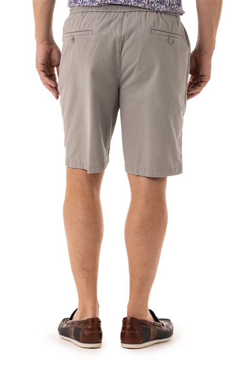 Napa Pebble Stretch Cotton Drawstring Short