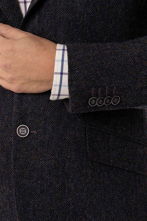 Hadfield Indigo Tweed Jacket