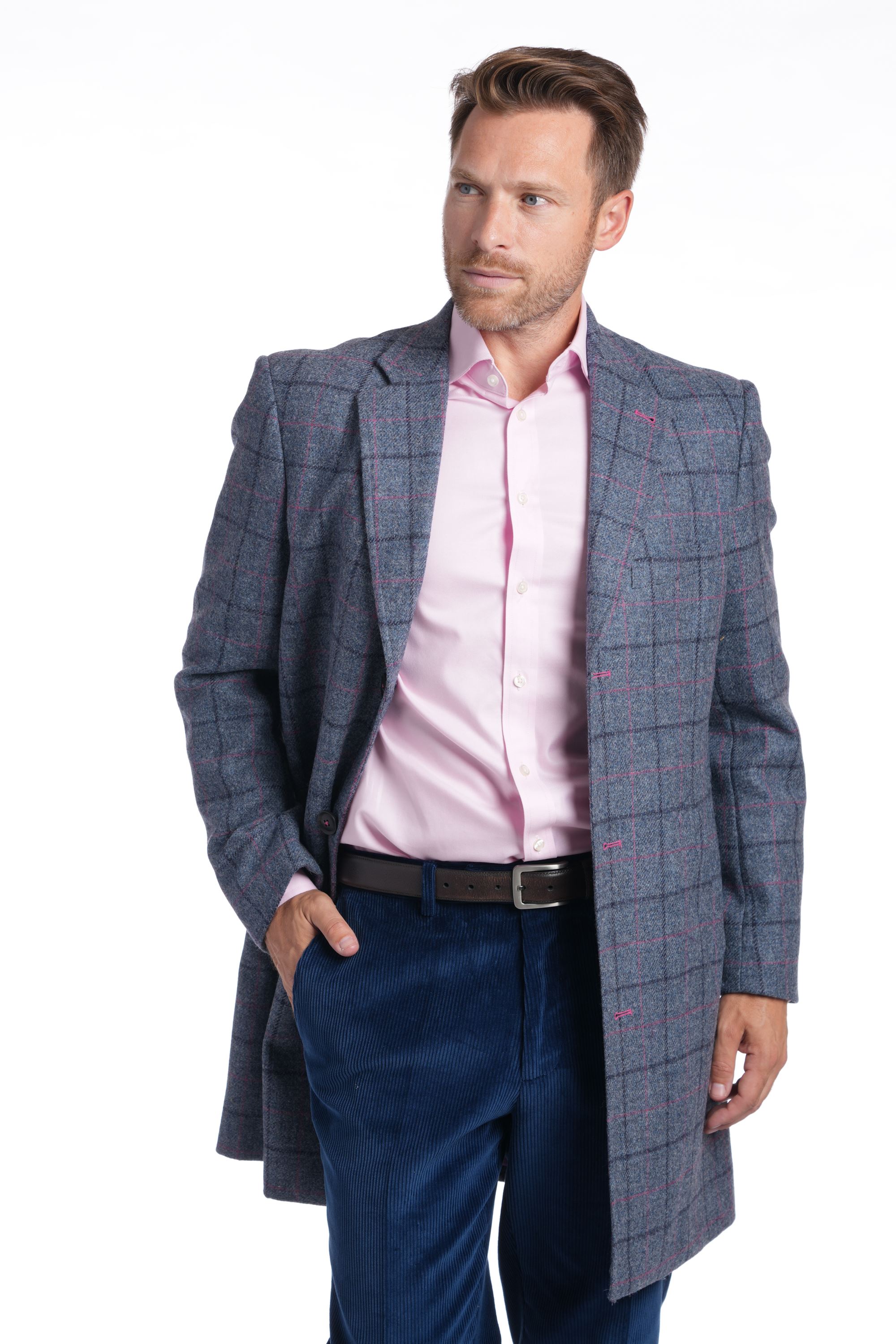 Tweed Overcoat Men s Countrywear Gurteen Menswear