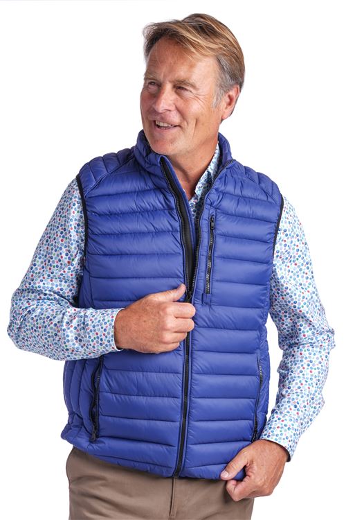 Calgary Blue Puffer Gilet