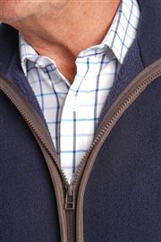 Gateside Navy Fleece Gilet