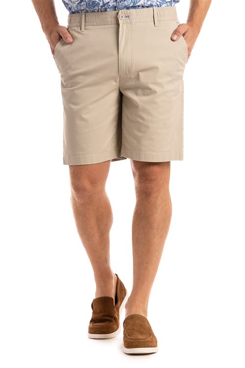 Cannock Light Stone Stretch Cotton Short