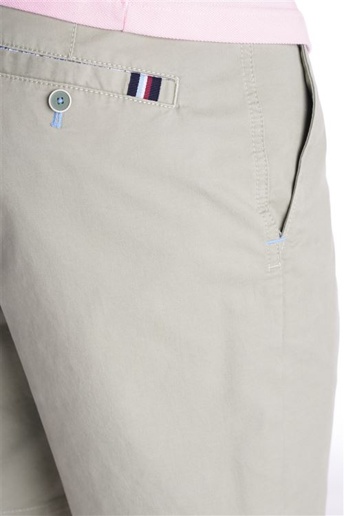 Cannock Sage Stretch Cotton Shorts