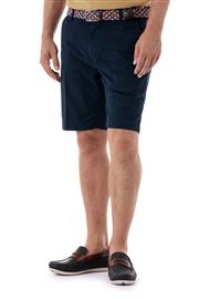 Cannock Navy Stretch Cotton Short