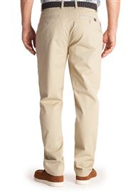 Dedham Spring Stretch Cotton Light Stone Chino Trouser
