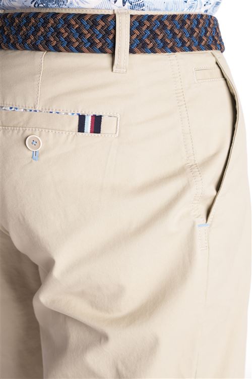 Dedham Spring Stretch Cotton Light Stone Chino Trouser