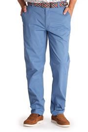 Dedham Spring Stretch Cotton Air Force Blue Chino Trouser