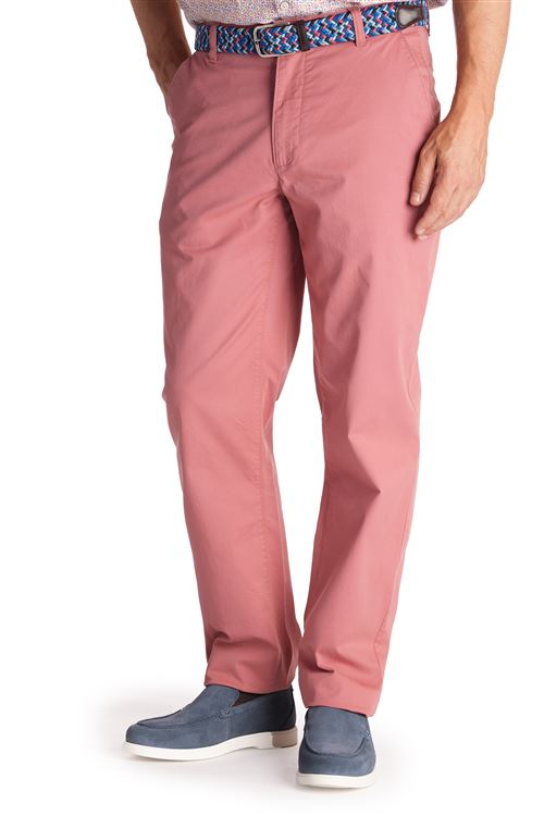 Dedham Spring Cotton Brick Chino Trouser
