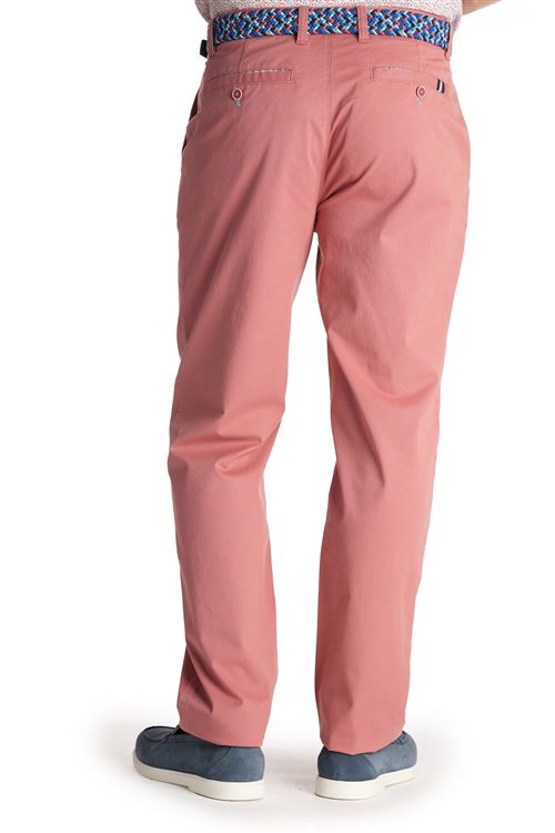 Dedham Spring Cotton Brick Chino Trouser