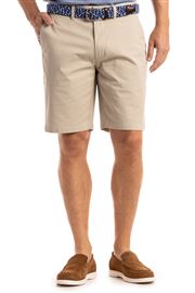 Sandbank Light Stone Stretch Cotton Short