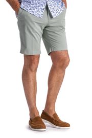 Sandbank Light Green Stretch Cotton Short