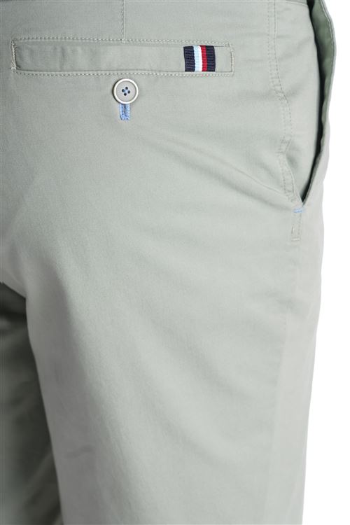 Sandbank Light Green Stretch Cotton Short