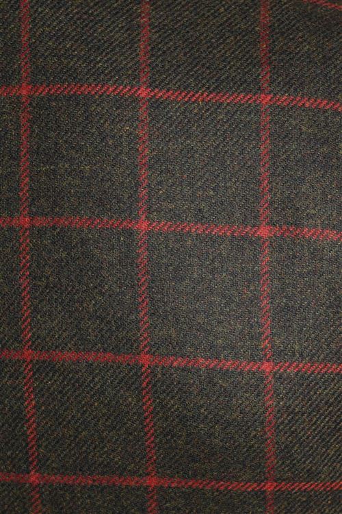 Oakham Olive Check Wool Jacket