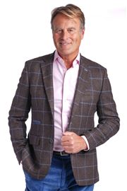 Oakham Chestnut Check Wool Jacket