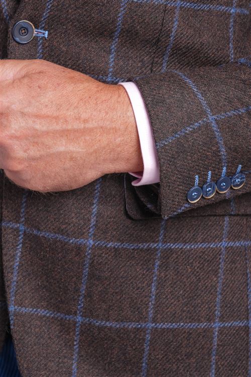 Oakham Chestnut Check Wool Jacket
