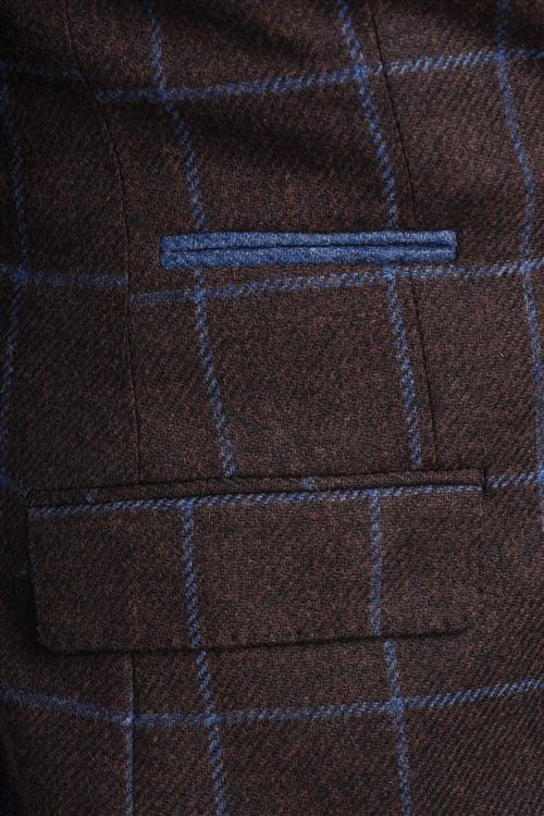 Oakham Chestnut Check Wool Jacket