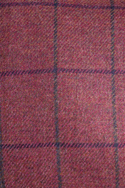 Oakham Cranberry Check Wool Jacket