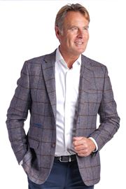 Oakham Pewter Check Wool Jacket