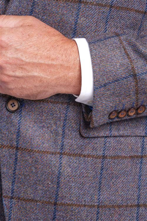 Oakham Pewter Check Wool Jacket
