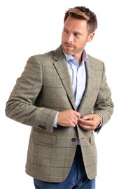 Whitburn Lemon Check Tweed Jacket