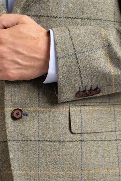 Whitburn Lemon Check Tweed Jacket